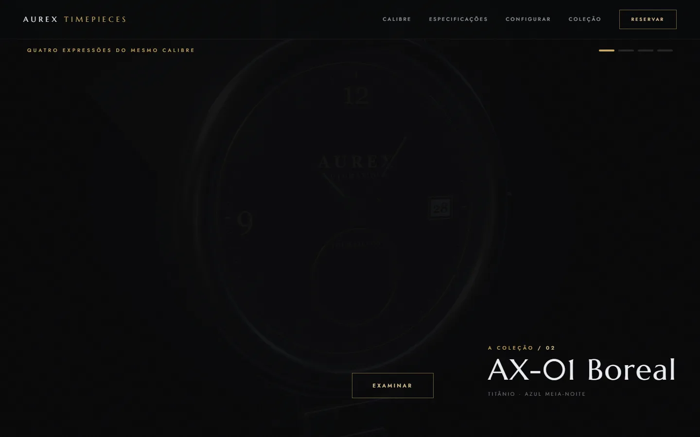 AUREX TIMEPIECES — CONFIGURAR