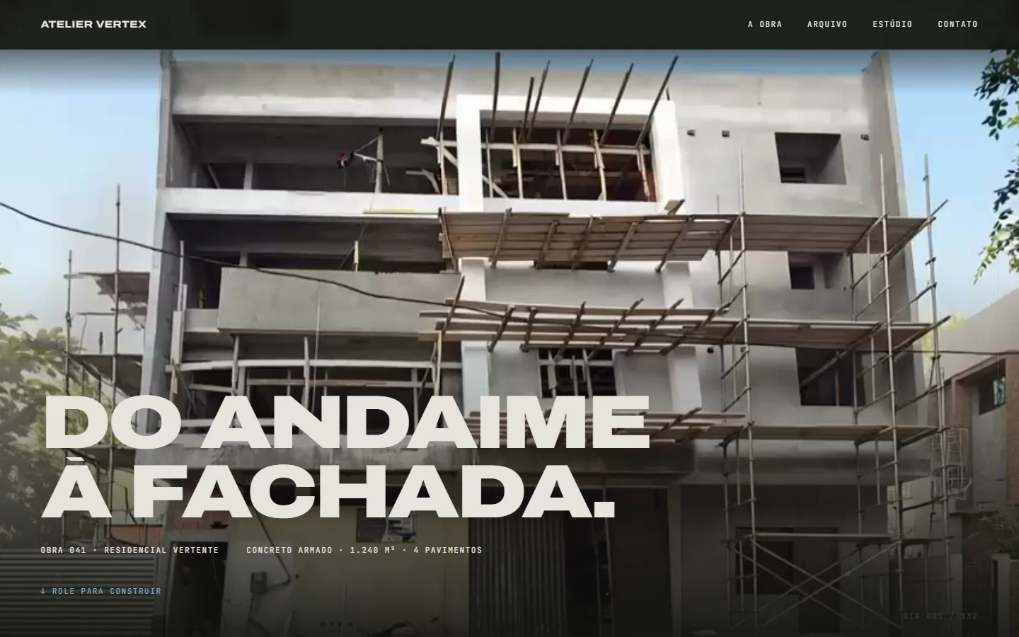 Screenshot do projeto ATELIER VERTEX