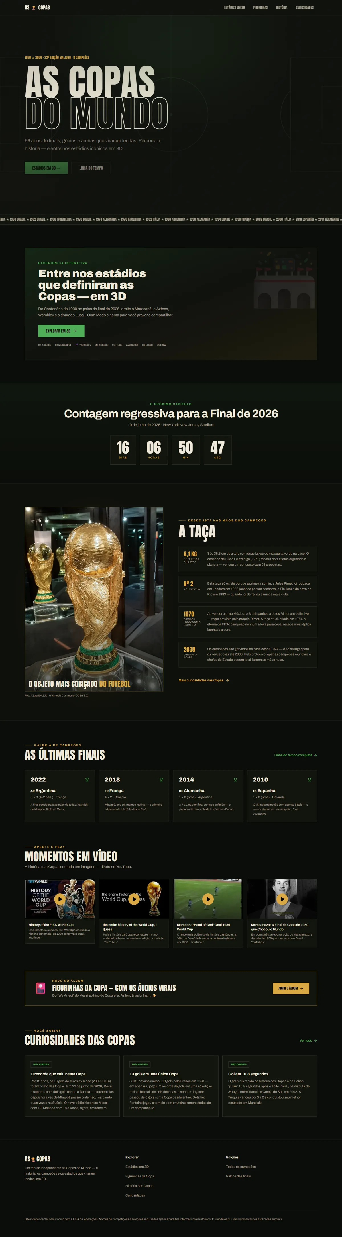 Screenshot do projeto As Copas